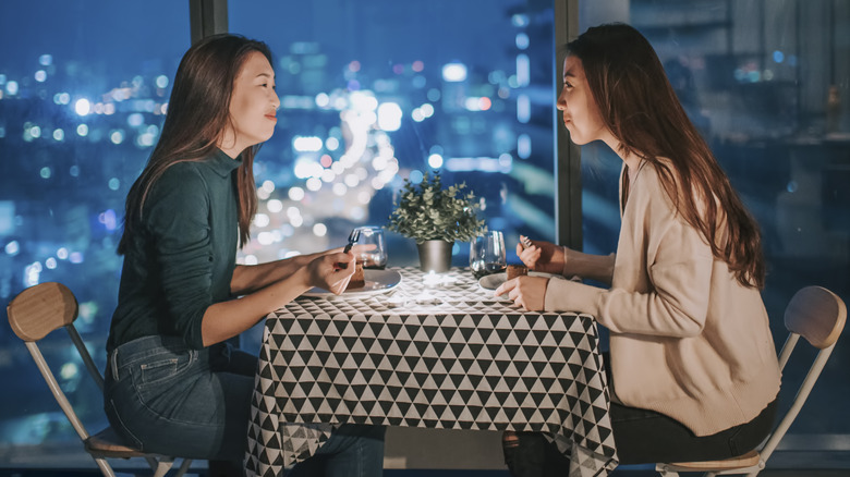 Women on a date